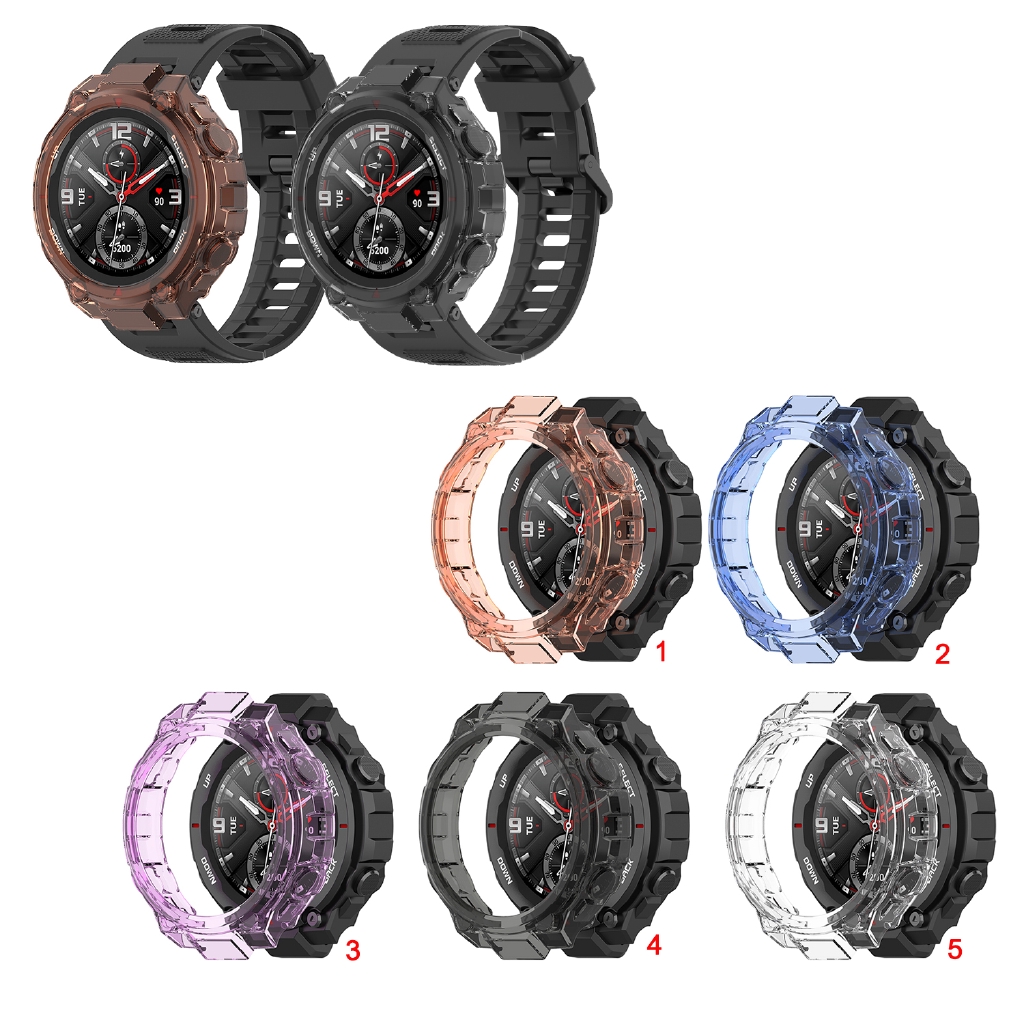 Vỏ Tpu Trong Suốt Bảo Vệ Cho Đồng Hồ Thông Minh Huami Amazfit T-Rex Pro