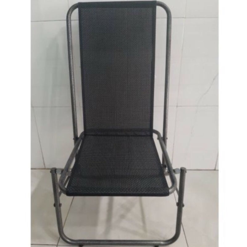 Ghế dù gấp, ghế xếp inox vải lưới lò xo, khung sắt tĩnh điện đủ màu