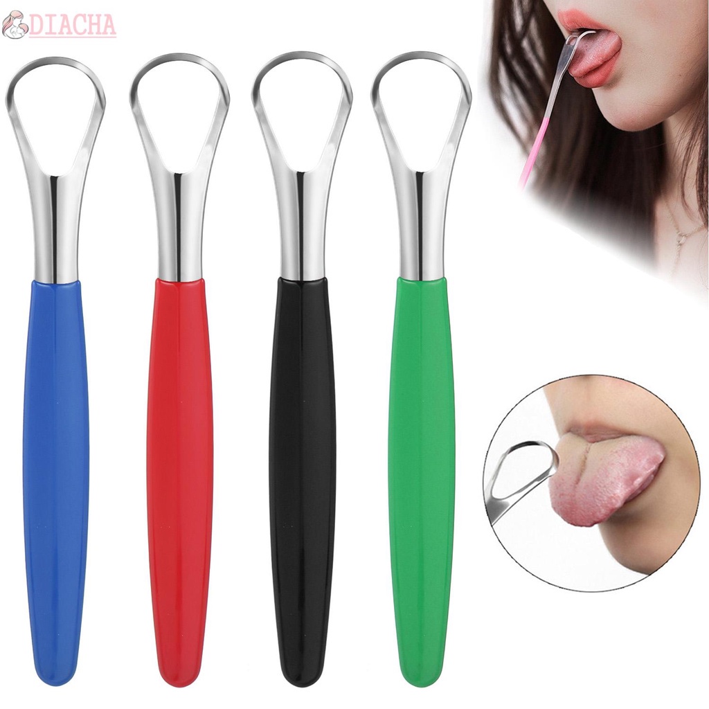 [Hàng mới về] Thanh Cạo Lưỡi Bằng Thép Không Gỉ Chăm Sóc Răng Miệng Cho Người Lớn/ Trẻ Em