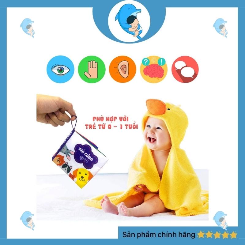 Sách Vải Giúp Bé Chơi Tự Lập, Kích Thích Phát Triển Thị Giác An Toàn Cho Bé