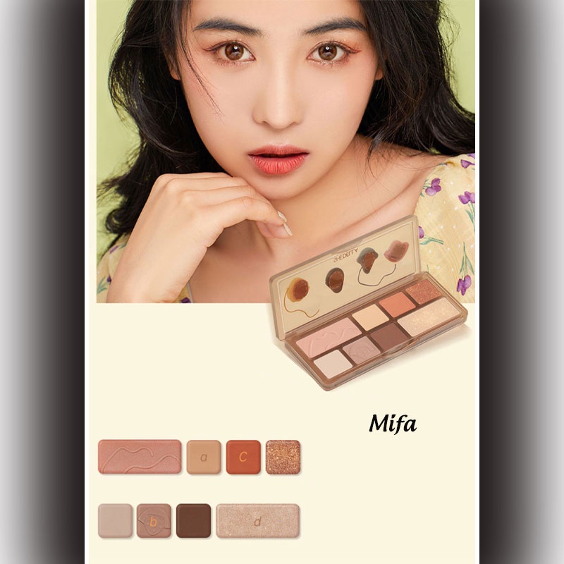 Bảng Mắt SHEDELLA Chính Hãng 7 Ô Chính Hãng Lâu Trôi Hàng Nội Địa Trung