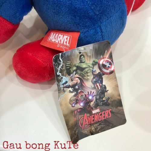 Gấu bông - Người nhện Spider man và siêu anh hùng Captain America