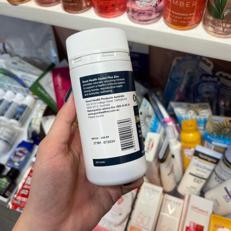 Tinh Chất Hàu Biển Goodhealth Oyster Plus ZinC 60 viên