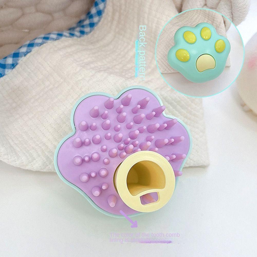 OCEANMAP Lược Đệm Khí Mát Xa Da Đầu Họa Tiết Hoa Dễ Thương Dùng Cho SPA