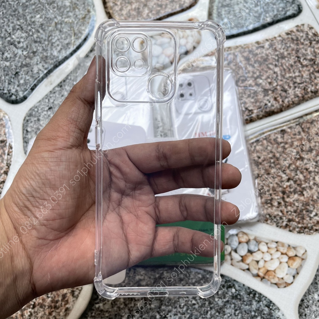 Ốp lưng Xiaomi redmi 10C loại dẻo trong suốt, loại chống sốc bảo vệ camera bền đẹp