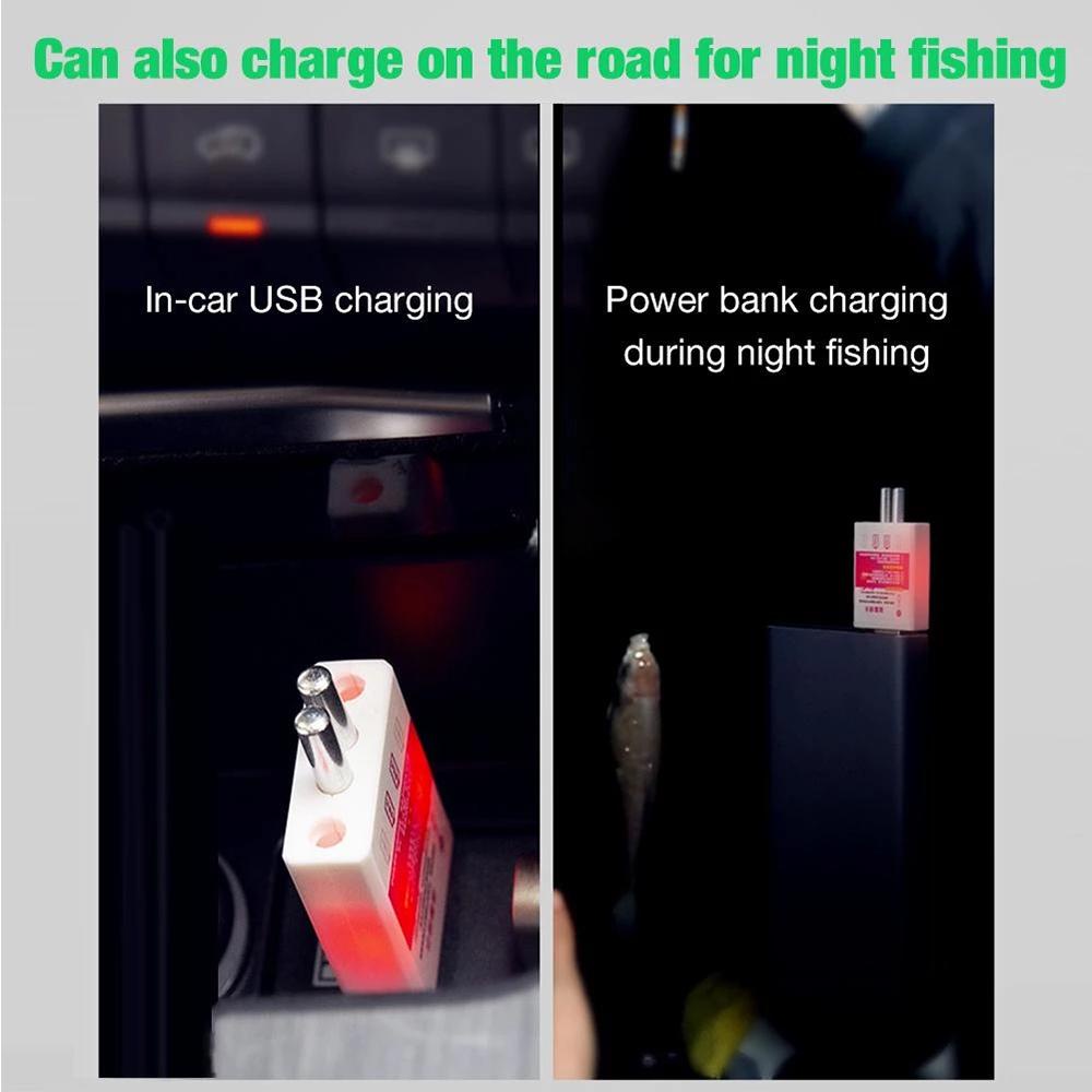 LET Pin Nổi Điện 2 Lỗ Sạc USB CR425 Mới