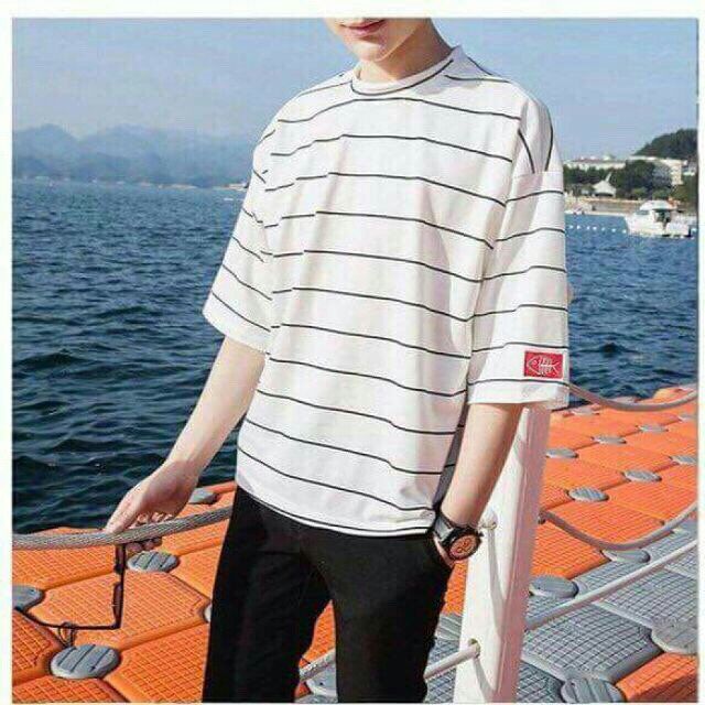 Áo tay lỡ form rộng unisex SN063 TLI303