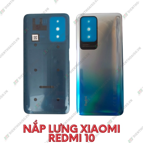 Nắp lưng xiaomi redmi 10 xanh dương , trắng, xám