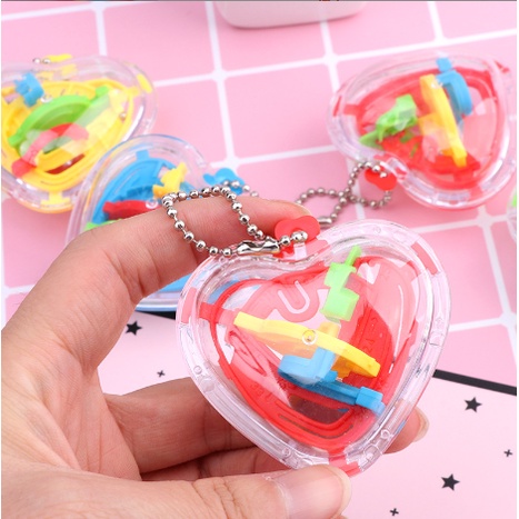 Đồ chơi mê cung trái tim 3D DCN19 móc khoá