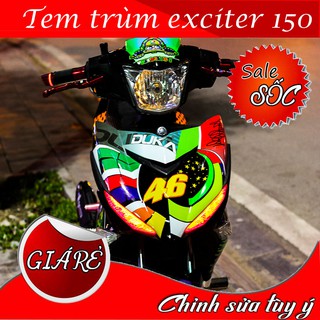 Tem Trùm Xe Exciter 150 ( Mới Nhất )