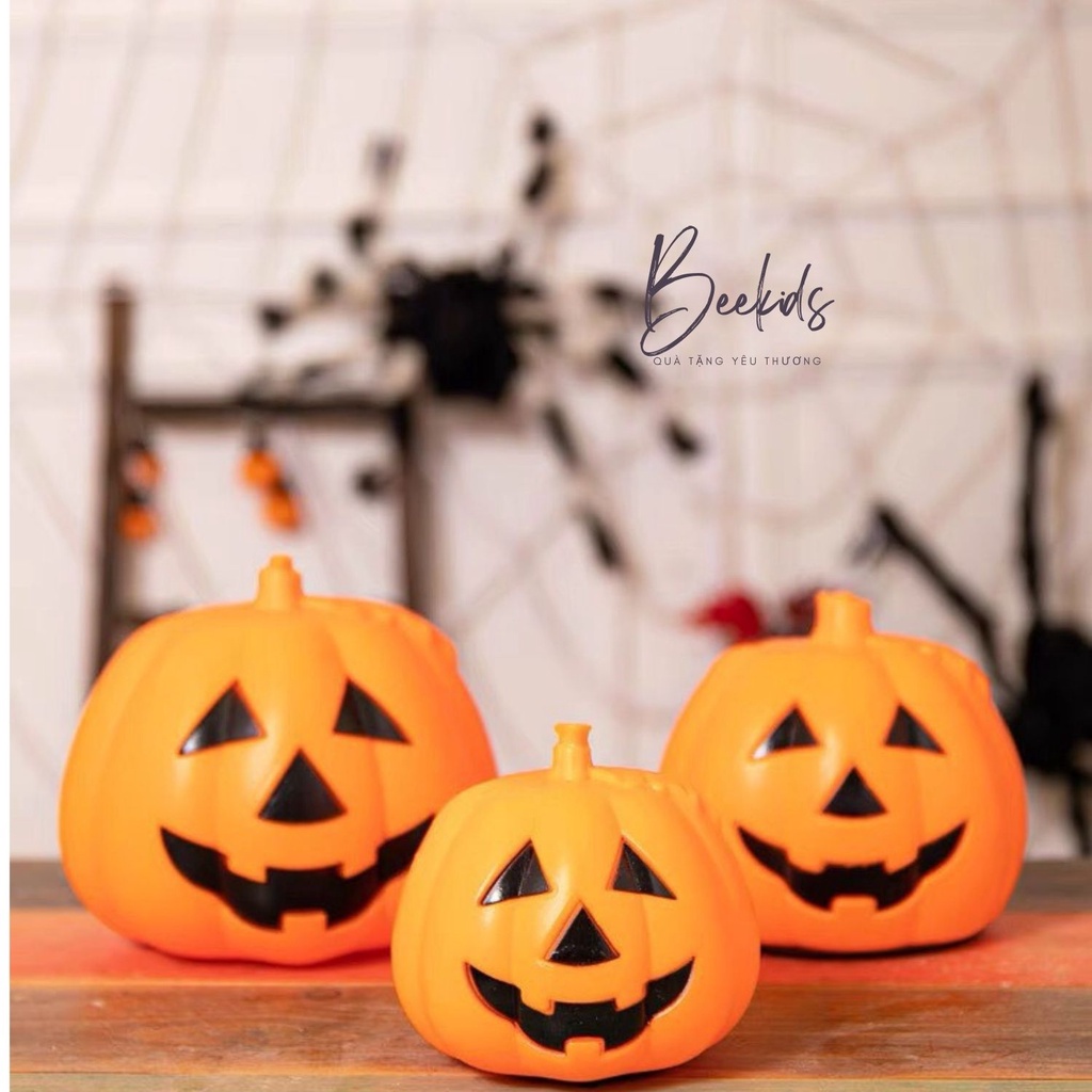 Đèn Halloween - Lồng đèn bí ngô Halloween - Có đèn, nhạc - Đèn lồng bí ngô Halloween  BEEKIDS