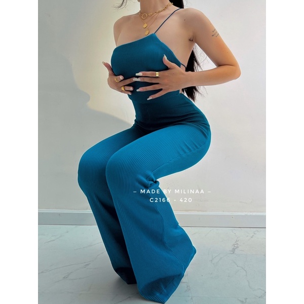 JUMSUIT ÔM BODY DÁNG DÀI C2166