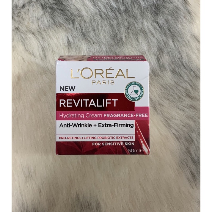 Kem dưỡng da chống lão hoá cho tuổi 40 L'oreal Revitalift Hydrating Cream 50ml