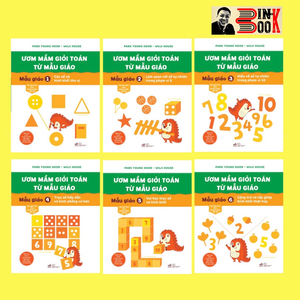 Sách Nhã Nam - Ươm Mầm Giỏi Toán Từ Mẫu Giáo (Bộ 6 tập) - Bình Book