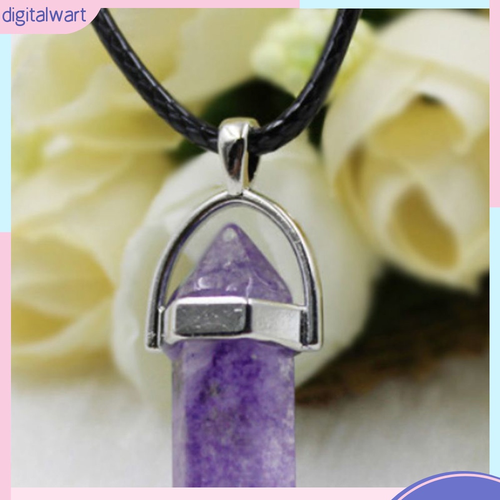 Vòng Cổ Dây Giả Da Đính Đá Màu Thời Trang Unisex