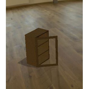 Tủ kệ gỗ kính mini trang trí mô hình, vật lưu niệm và các vật dụng khác,.....
