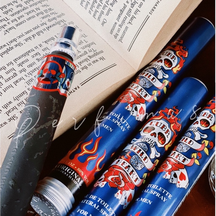 Nước hoa Nam mùi mát Cuba WILD HEART chính hãng Pháp 35ml - Mùi mát,cá tính,phóng khoáng,thơm lâu