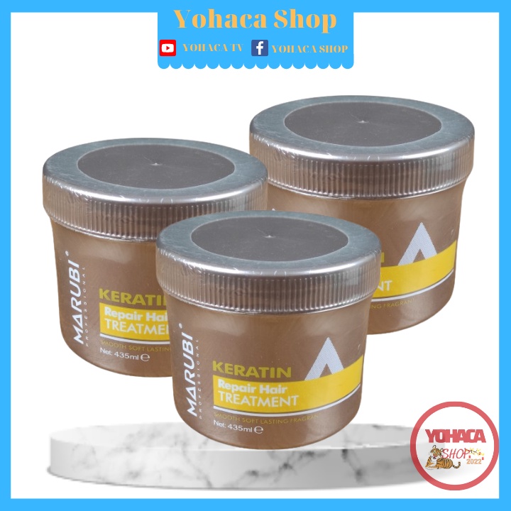 Bộ Dầu Gội-Xả Marubi keratin siêu mượt 750ml