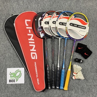 Vợt cầu lông lining khung carbon đan sẵn cước