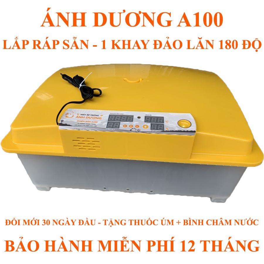 Máy Ấp Trứng Ánh Dương A100 - 1 Khay Nhựa