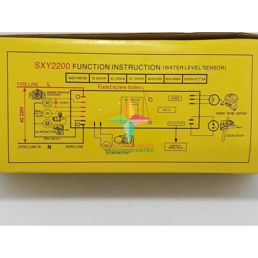 Mạch đa năng cho máy giăt cửa đứng SXY-2200