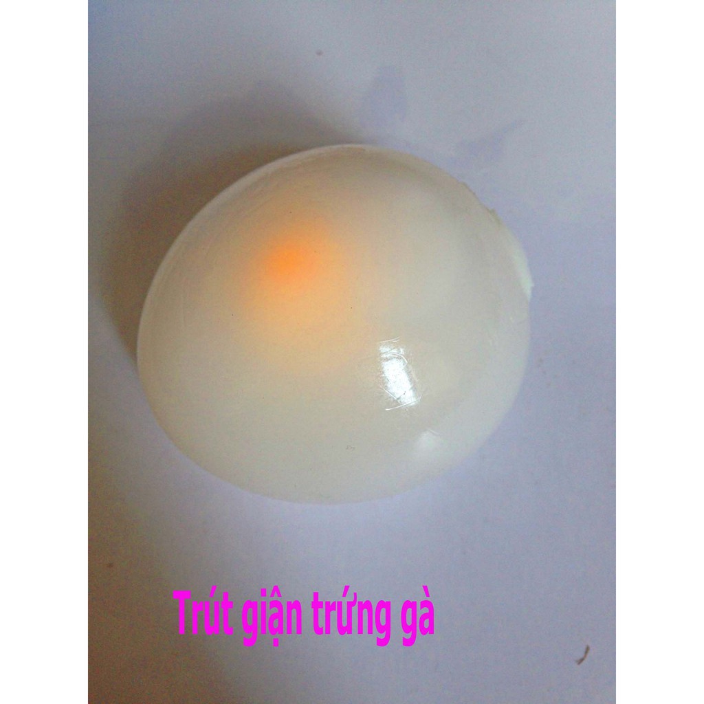 Đồ chơi GUDETAMA SQUIShY trứng bóp trút giận hình quả trứng gà trắng cực ngộ nghĩnh mochi slime