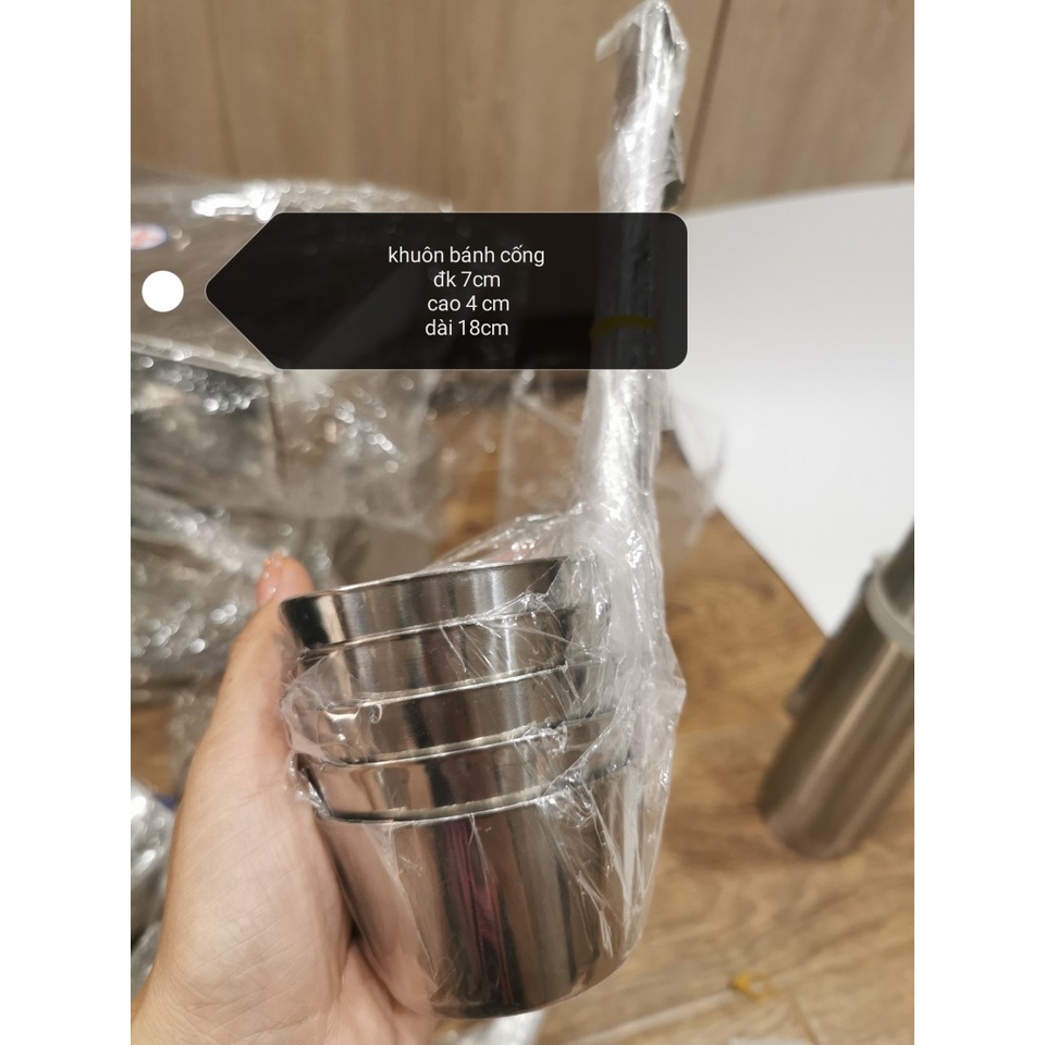 Khuôn Inox Làm Bánh Cống dày xịn