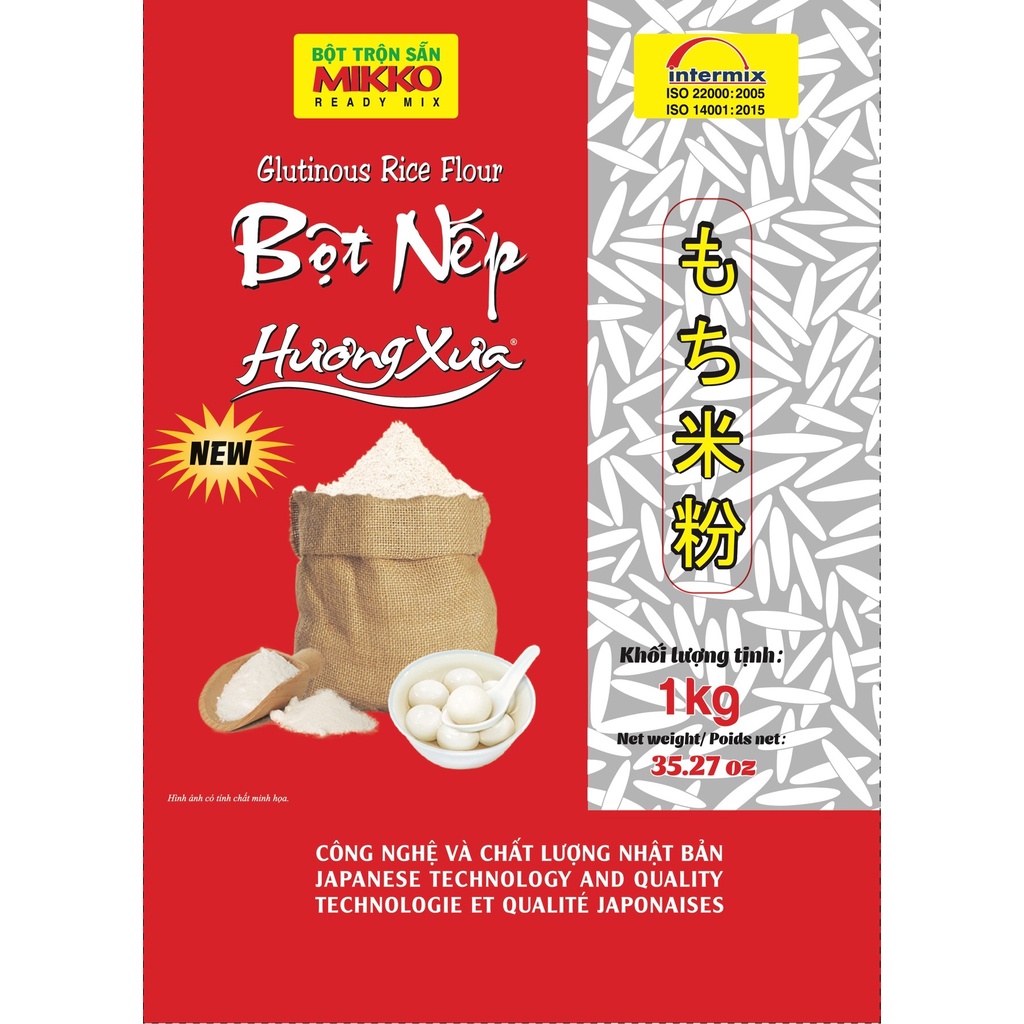 Bột nếp Mikko Hương Xưa 500g