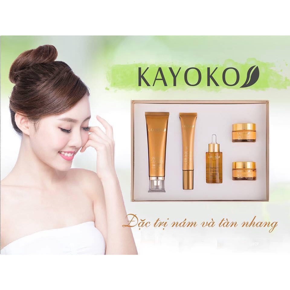 Bộ kem Kayoko Vàng 5sp Chính Hãng Nhật