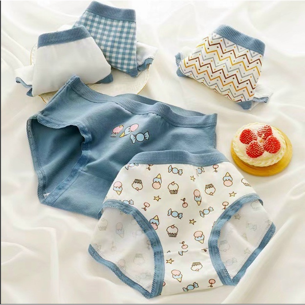 Quần lót nữ cotton cao cấp,quần lót học sinh cute