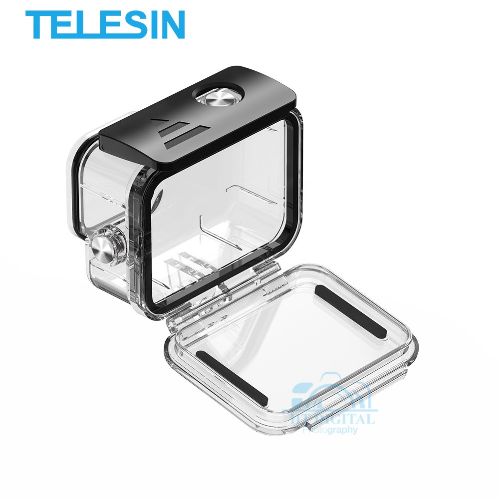 Vỏ Chống Nước GoPro 9 10 Telesin Chính Hãng - Case Bảo Vệ Máy Quay Phim GoPro Hero 9 Hero 10