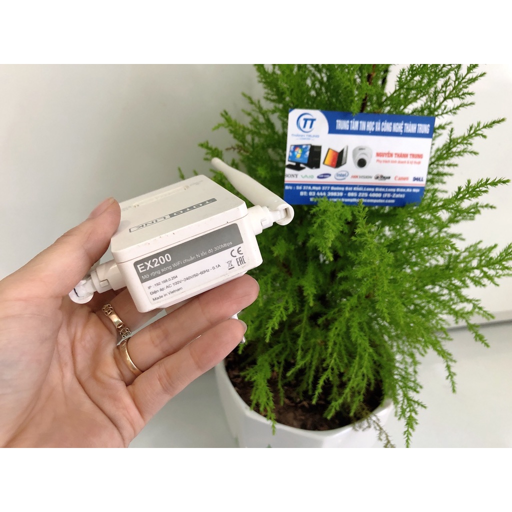 [Mã ELMS10 giảm 6% đơn 50K] Bộ mở rộng sóng WiFi kèm Repeater Chuẩn N Totolink EX200 - Mới Bảo hành Chính hãng 24 Tháng | BigBuy360 - bigbuy360.vn