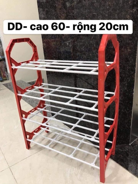 KỆ ĐỂ GIÀY DÉP NHỰA 4 TẦNG TIỆN DỤNG