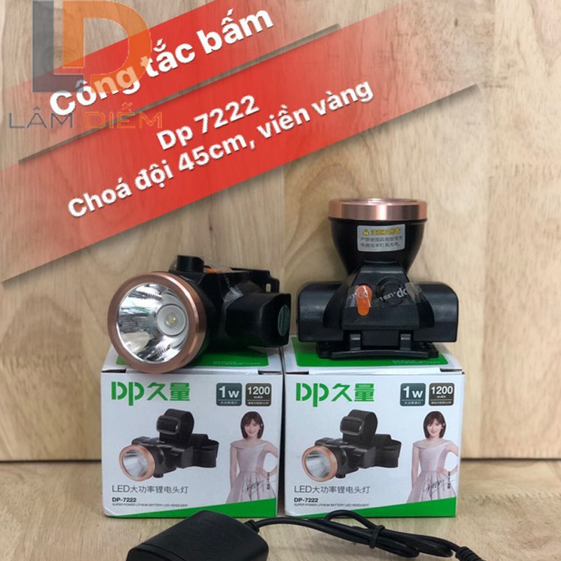 ĐÈN ĐỘI ĐẦU DP-7222 SIÊU SÁNG ( Loại tốt )
