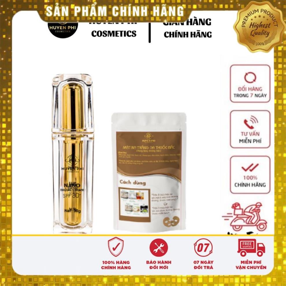 [HOI DEAL] Kem Face Nano Huyền Phi Cosmetics Chăm sóc da, Dưỡng ẩm, Dưỡng trắng, Làm mềm da + 1 Phần Quà Tặng