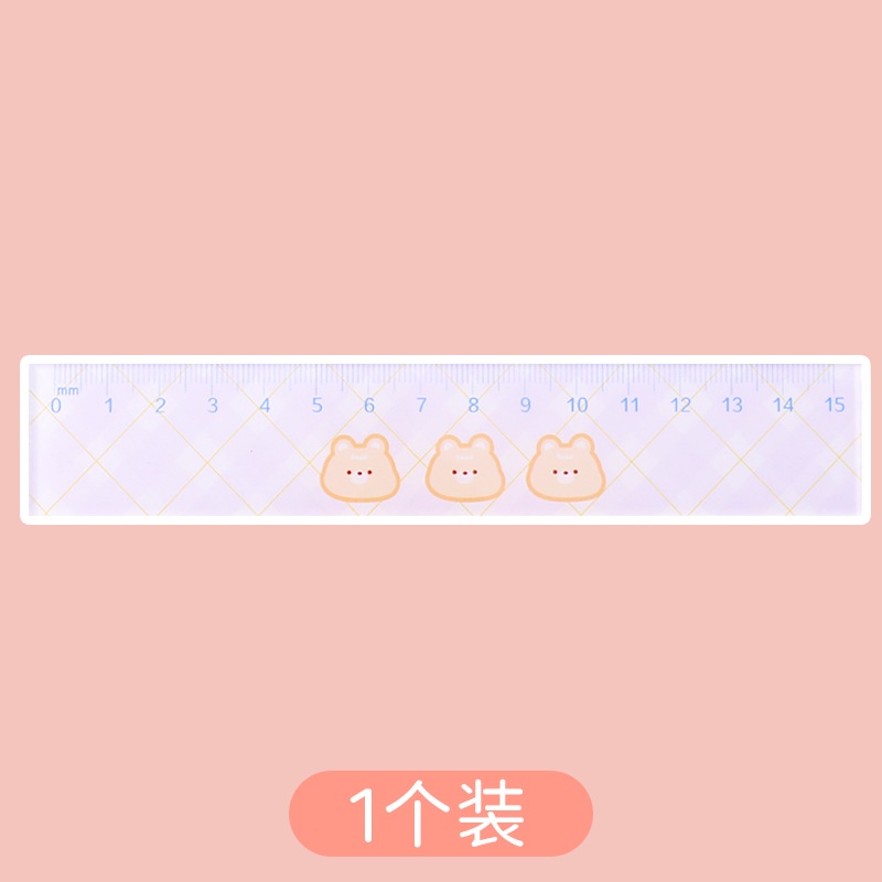 Thước kẻ / Thước Đo Chất Liệu acrylic Dày Dặn Hoạ Tiết Hoạt Hình Dễ Thương | Thước Vẽ Văn Phòng Phẩm Học Tập