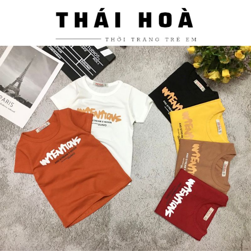 Áo phông in trẻ em  CHẤT LƯỢNG  áo thun cotton bé trai 7_18kg mềm mát