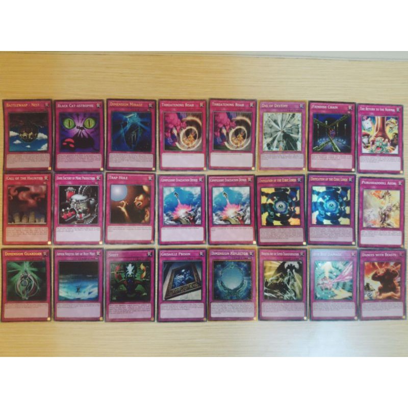 Yugioh - Combo 35 lá bài bẫy ngẫu nhiên, đảm bảo 5 lá foil từ super trở lên!!!