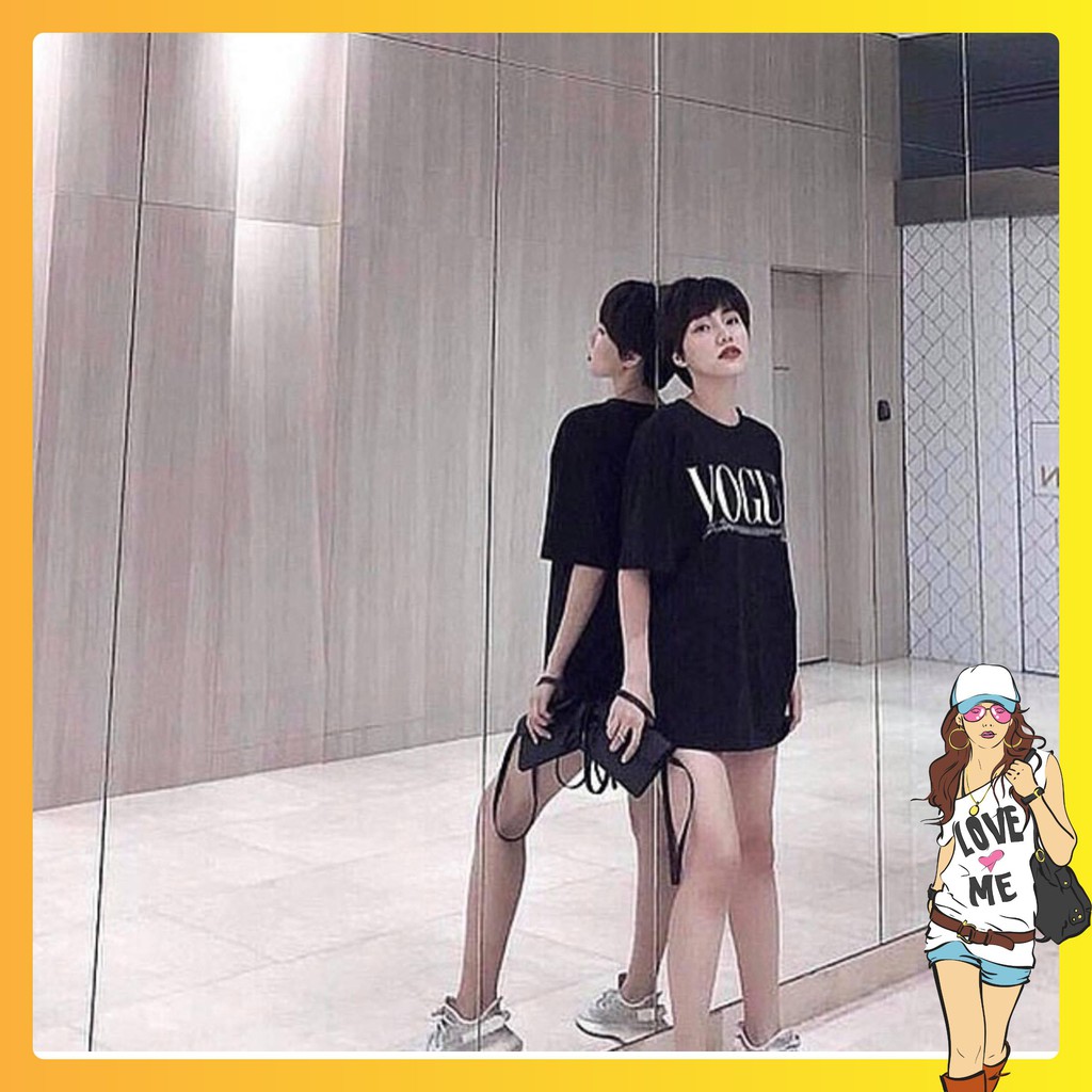 ÁO Phông Nữ ❤️ÁO Thun VOGUE ❤️Dáng rộng-vải cotton-mềm mịn thoáng mát-trẻ trung-cá tính Mã AVG01 | BigBuy360 - bigbuy360.vn