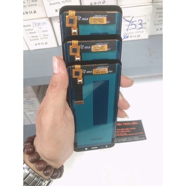 Màn hình SAM SUNG J600-2018 / A600-2018 Zin New Full bộ màu đen Bảo hành 3 tháng Tặng kèm keo+tuavít+cườnglực+quechọcsim