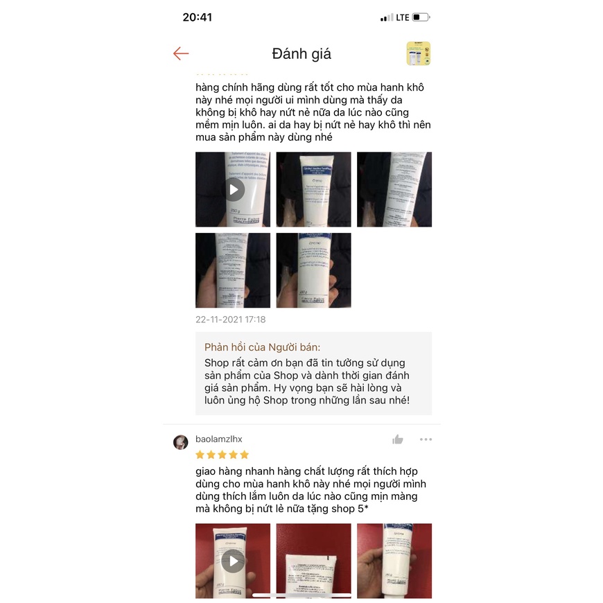 Kem dưỡng da chống nẻ chàm Dexeryl glycerol Vaseline Paraffine Creme 250g Kem nẻ pháp chính hãng