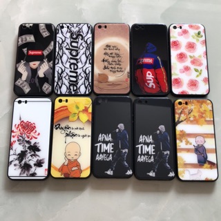 Iphone 5/ 5S Ốp lưng mặt kính cao cấp in hình