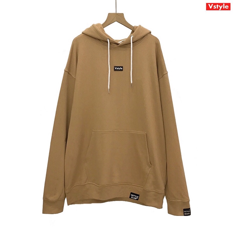Áo Hoodie Basic Logo Vstyle - Nâu