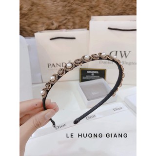 Băng đô đính đá mix ngọc