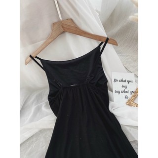 Đầm maxi đen hở lưng 10137