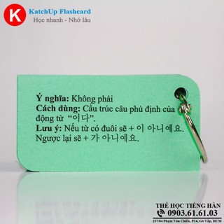 COMBO Flashcard Tiếng Hàn Sơ cấp TOPIK 1,2 (Từ vựng, ngữ pháp)