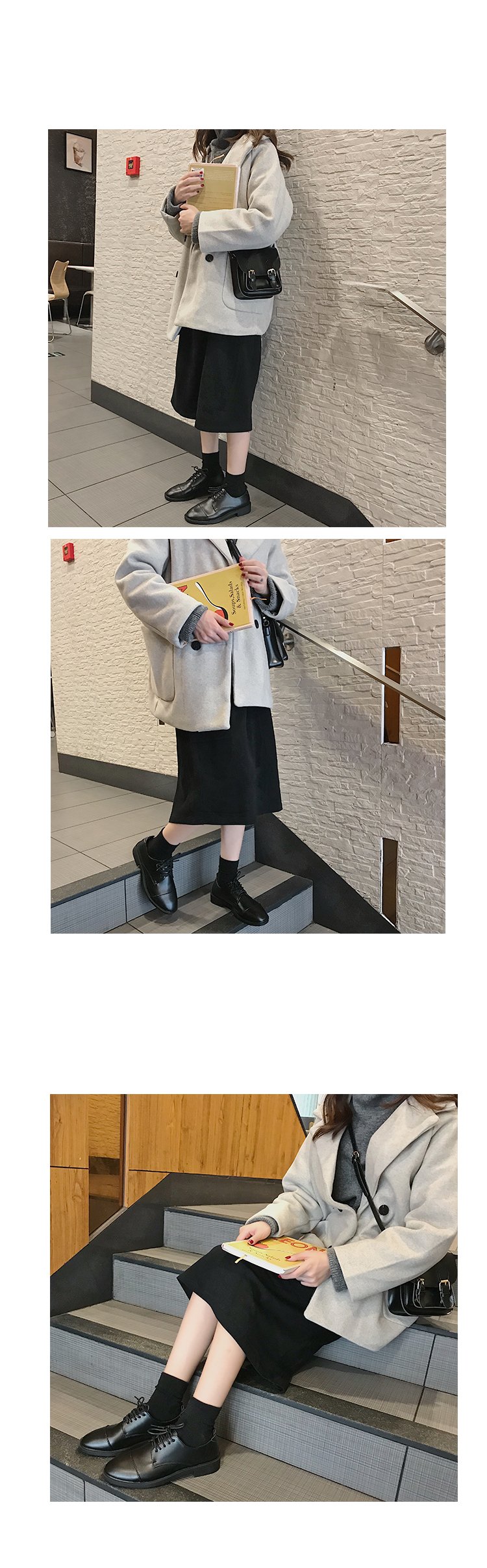 Giày Mũi Tròn Cột Dây Phong Cách Hàn Quốc Xinh Xắn Cho Nữ | BigBuy360 - bigbuy360.vn