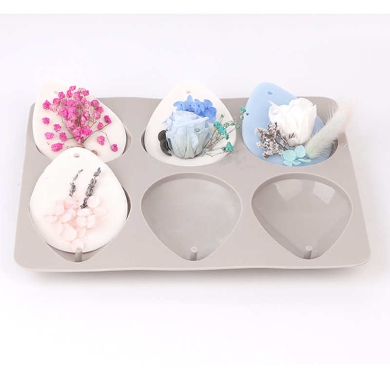 Xà Phòng Silicone 6 Ngăn Dùng Làm Xà Phòng Sáp