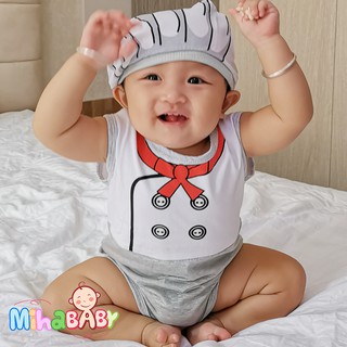 Bộ bodysuit chip đầu bếp cho bé - mihababy - bds_daubep