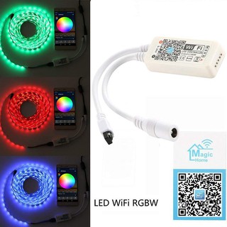 ♫♥♫WIFI Smart RGBW Led Strip Controller + Infrared Remote Control(IR) 24 Keys Wireless for Multico